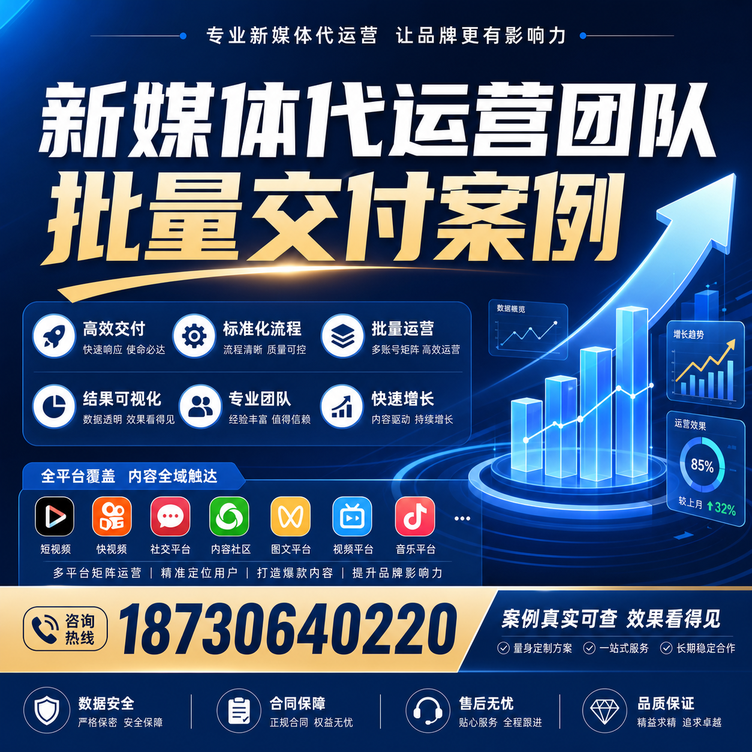 宁夏代运营公司多客户账号批量高效交付案例